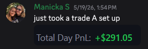 Real trade result from the 3-Light System